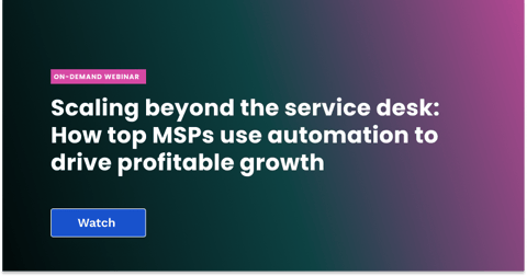 Scaling Beyond the Service Desk