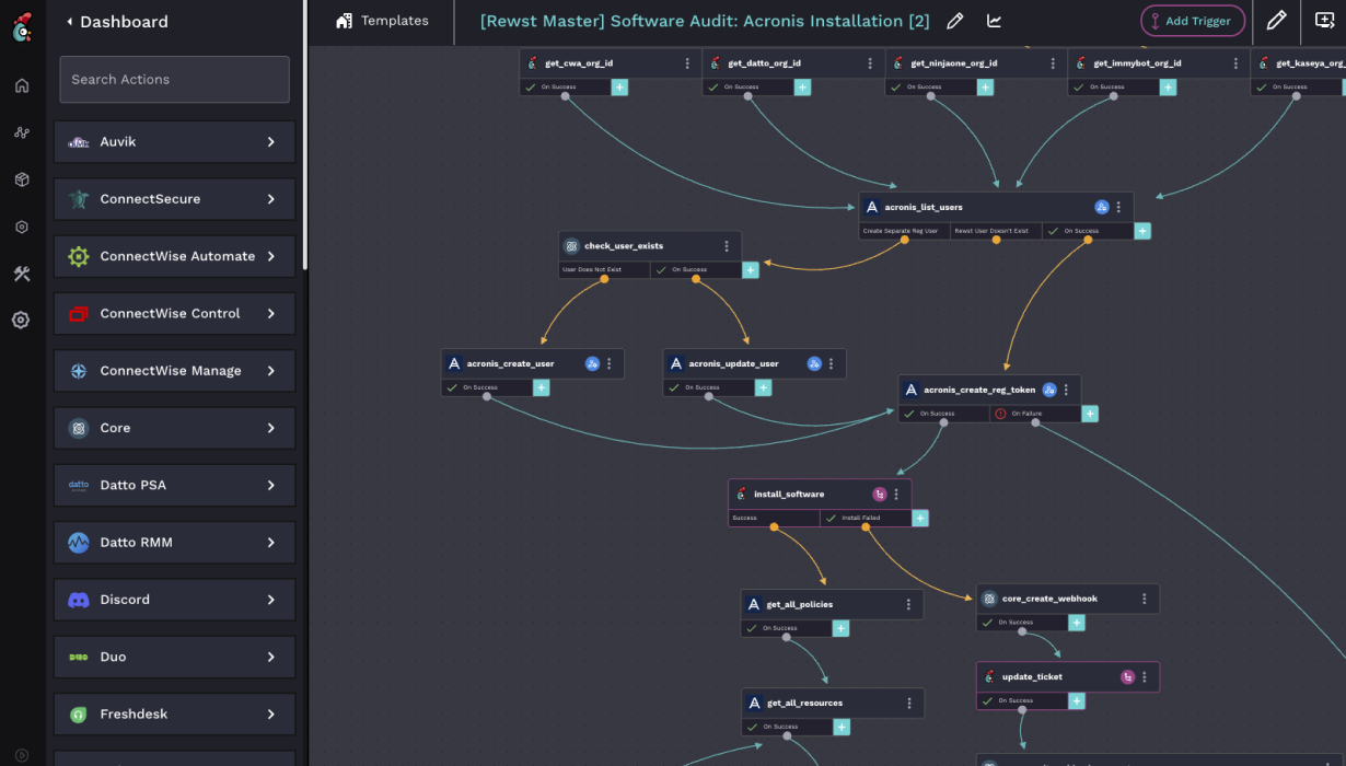 Integration Screenshot