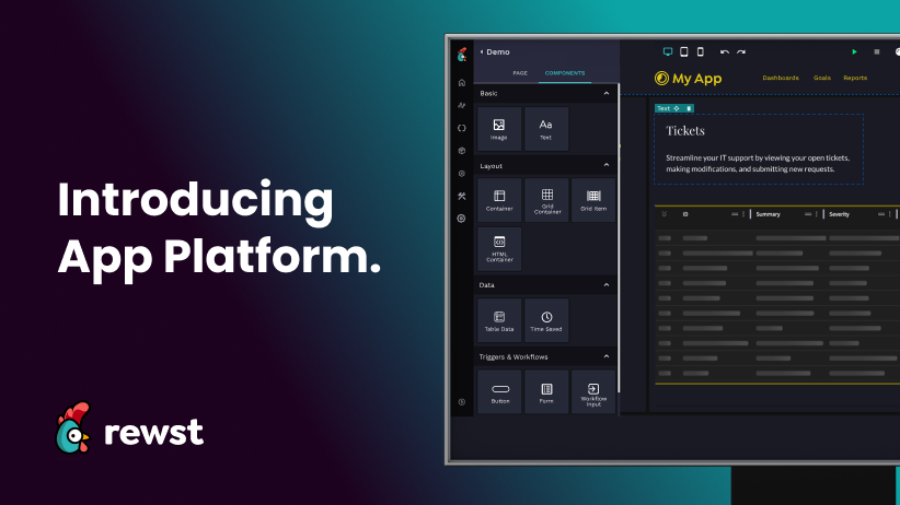 Rewst Unveils Low-Code App Platform, Enabling MSPs to Extend Automations With Branded Front-End Experiences