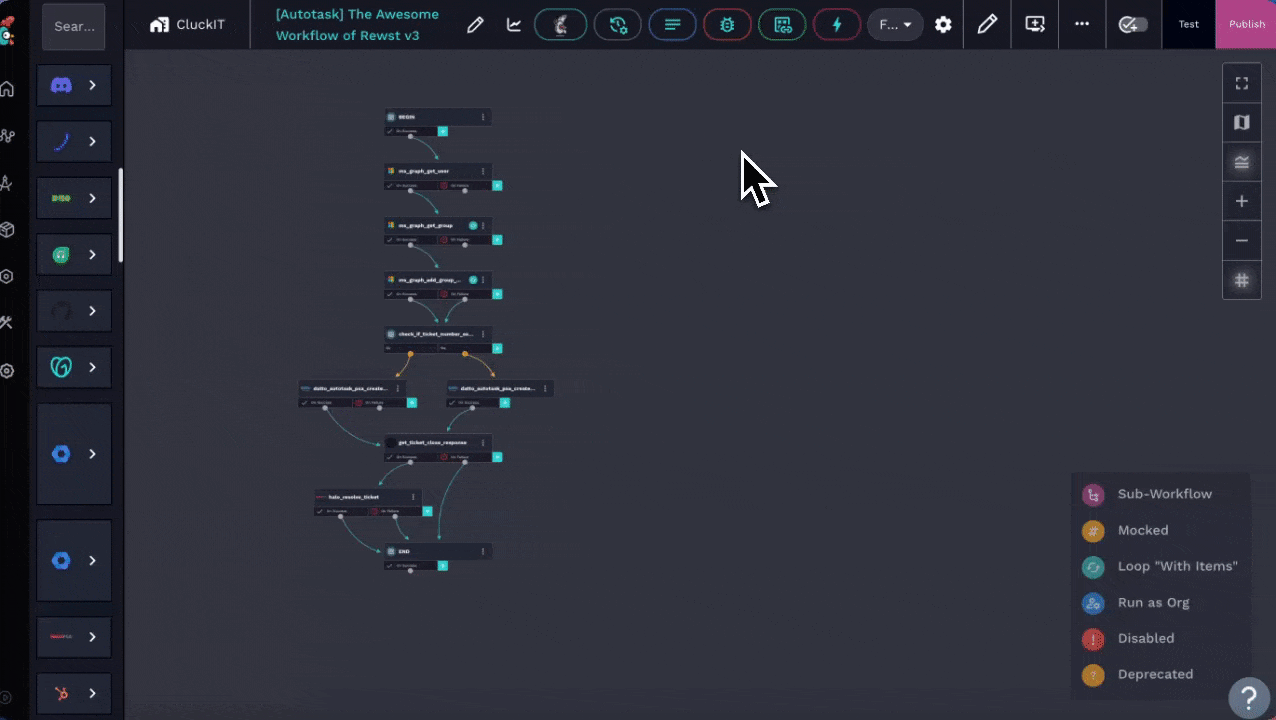 Document workflows in one click