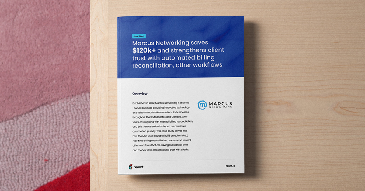 Marcus Networking Saves $120k+ and Strengthens Client Trust With Automated Billing Reconciliation, Other Workflows 