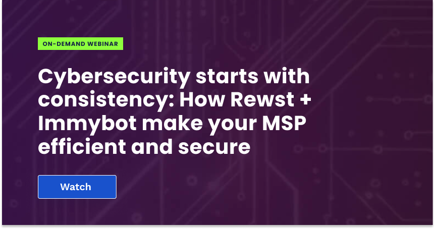 Cybersecurity Starts with Consistency