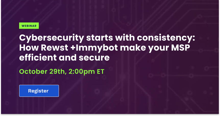 Cybersecurity Starts with Consistency