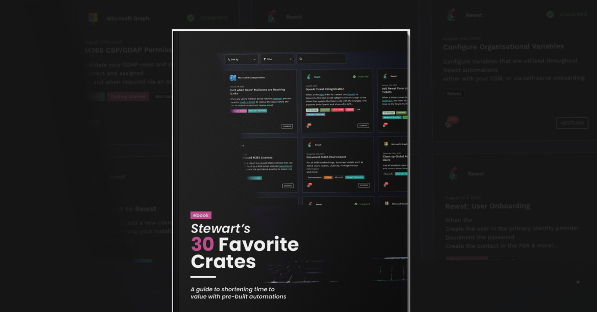 Accelerate Your Automation Success With Stewart's 30 Favorite Crates